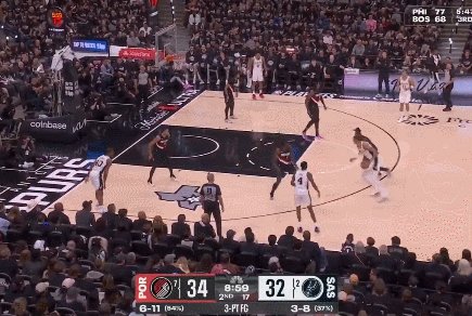 NBA直播吧-文班亚马脑震荡伤退！进入脑震荡程序平均缺7-10天